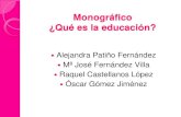 EXPOSICIÓN MONOGRÁFICO sobre la EDUCACIÓN.