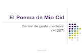 El Poema de Mio Cid