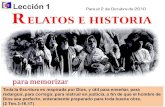 Escuela Sabatica 1 Relatos e Historia powerpoint ptr. nic garza