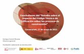 Conclusiones del “Estudio sobre el impacto del Código Técnico de Edificación sobre los procesos de construcción”