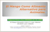 El mango como alimento alternativo para  animales