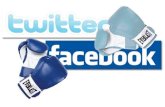 Facebook y twitter