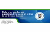 El diario en Moodle, una experiencia innovadora en el área de las Ciencias Sociales