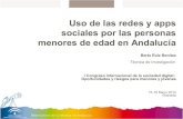 Uso de las redes y apps sociales por las personas menores de edad en Andalucía