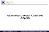 Asamblea General Ordinaria de la AEUSB