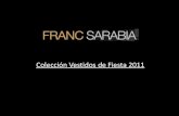 Franc sarabia colección Vestidos de Fiesta 2011
