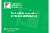 Beatriu sanchez -ARC- Visió general dels trasllats de residus amb origen o destinació Catalunya i España o països UE. Procediments de notificació de trasllat.