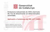 Meritxell Rodríguez - Emisiones industriales de VOCs derivados del uso de disolventes en determinadas actividades