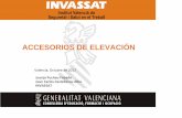 CASTELLANOS ALBA J C; PUCHAU FABADO J. (2012) Accesorios de elevación
