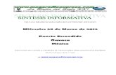 Sintesis informativa 29 03 2012