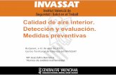 ZAFRA BARRANCO MJ (2013) Calidad de aire interior: Detección y evaluación. Medidas preventivas
