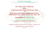 PLAN DE AREA DE C. NATURALES Y QUIMICA