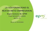 Negocios Verdes Panel 3 - presentación Óscar Fernández EPM