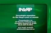 Juan Pablo Ordóñez (Invap) - Necesidades de financiamiento de largo plazo para inversiones en la región – Alide 43 (Mendoza, abril 2013)