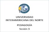Sesión 3 pedagogia