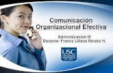 Comunicación organizacional efectiva