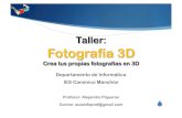 Taller Fotografía 3D