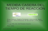 Medida Casera Del Tiempo De ReaccióN (Ponencia)