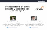 Introducción a Apache Spark a través de un caso de uso cotidiano