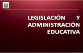 Legislación educativa   2012