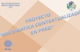 Introducción Matemática Contextualizada en Prezi
