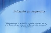 Inflación en Argentina