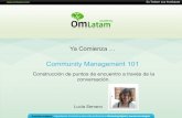 Webinario Community Management 101