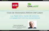 Ciclo Webinarios AMDIA OM Latam "Apps como medio de conexión y engagement con los consumidores"