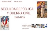 España. República Guerra civil (1931-1939)