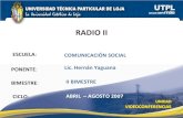 Radio II (II Bimestre)