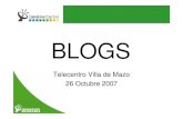 20071026 Presentación Blogs Mazo