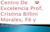 Centro de excelencia prof. Cristina Billini Morales nayensky