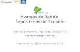 Red de repositorios del ecuador   informe clara 3
