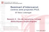 Seminari PILE Sessió 4  Baix Llobregat