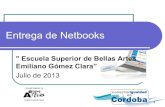 Entrega de netbooks Escuela Superior de Bellas Artes "Emiliano Gómez Clara"