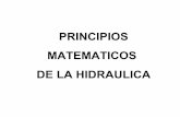 principios matemáticos de la hidraulica