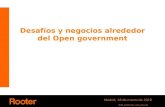 Desafíos y Negocios alrededor del Open Government