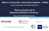 Indicadores de la Industria hotelera Peruana