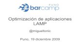 Optimizacion de aplicaciones LAMP