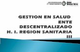 Presentacion de Gestión de redes de emergencia, (arq. Juan Pedro Dillon), Region Sanitaria III