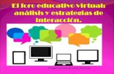 El foro educativo virtual