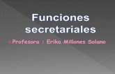 Funciones secretariales
