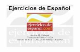 Presentación Ejercicios de Español   Slideshare