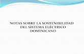 Ramon flores notas sobre la sostenibilidad del sector electrico dominicano