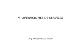 Operaciones de servicio
