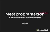 Metaprogramación (en Ruby): programas que escriben programas