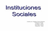 Sobre las instituciones sociales
