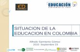 Situación de la Educación En Colombia. Dr. Sarmiento