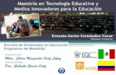 Sustentación: Tesis de Grado de Magister Ernesto Javier Fernández Tovar