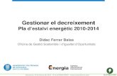 Estalvi energètic upc 2013 xerrada cluster ahorro didac ferrer